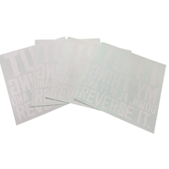 4 Missy Elliot I Set My Thing Down Flip It Reverse It Heat Transfer Vinyls HTV - Picture 2 of 3